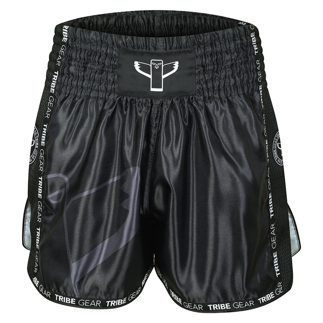 CHICTRY Kinder jongen Muay Thai shorts patchwork boxing korte broek boksen fitness vechtsport trainingsbroek fitness BJJ kickboksen sportkleding, zwart-wit, 122-128 CHICTRY Kinder jongen Muay Thai shorts patchwork boxing korte broek boksen fitness vechtsport trainingsbroek fitness BJJ kickboksen sportkleding, zwart-wit, 122-128