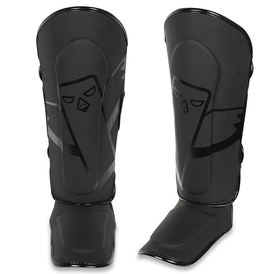 Scheenbeschermers Zwart rubber