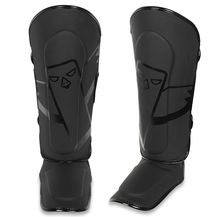 Scheenbeschermers Zwart rubber