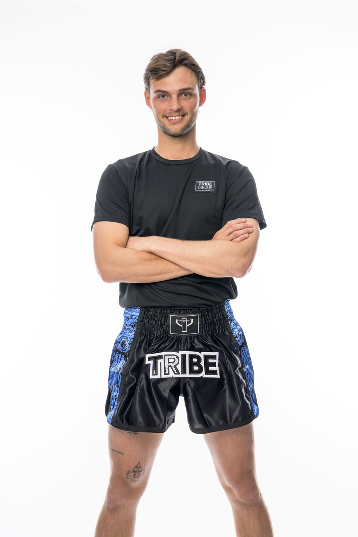 Statement Short Blauw